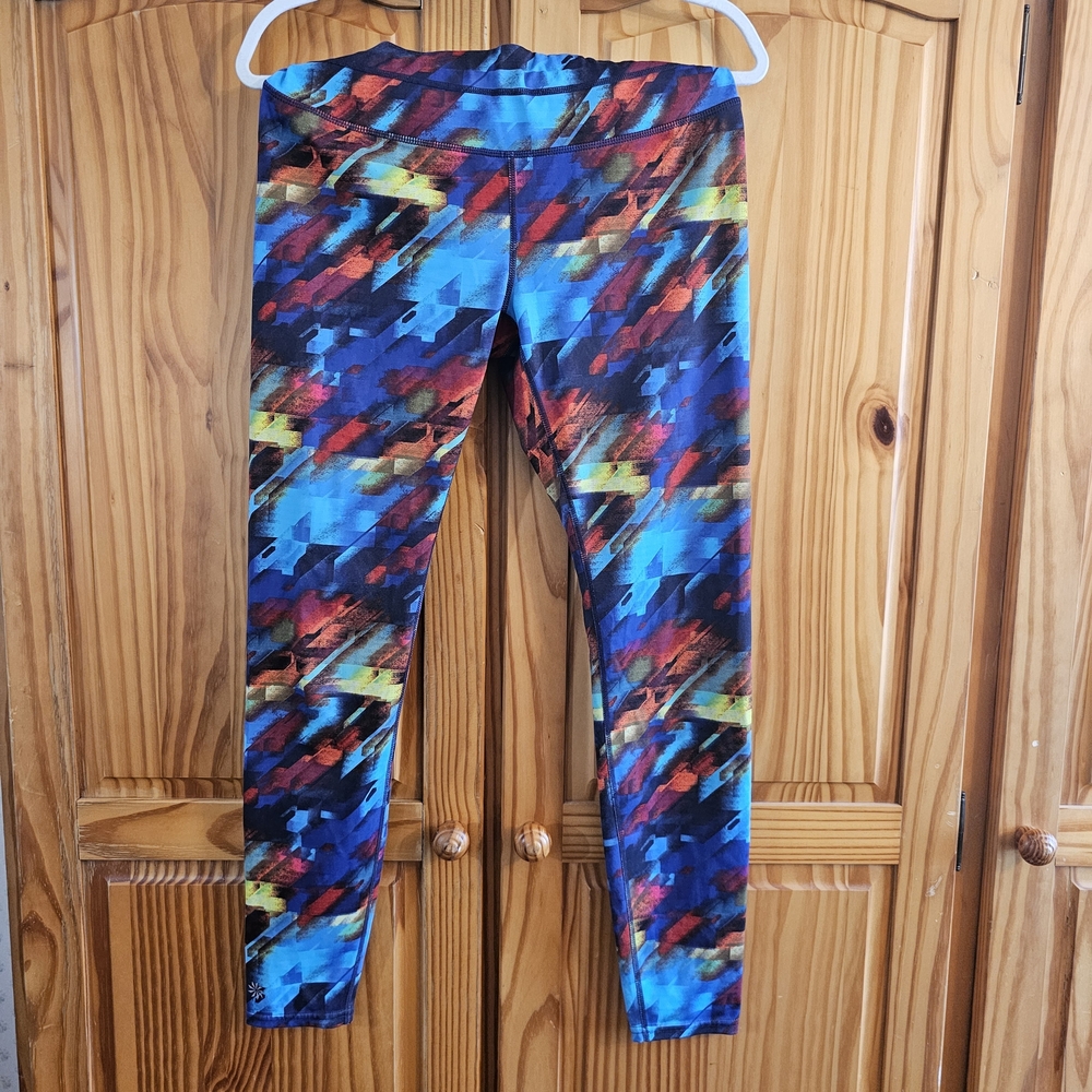 Athleta Multicolor Abstract Leggings